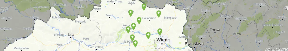 Map view for Pharmacies emergency services nearby Ravelsbach (Municipality, Niederösterreich) (105)